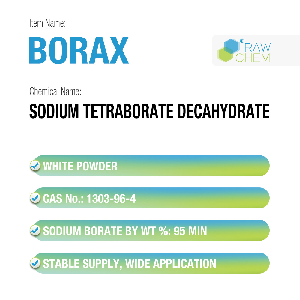 BORAX 95 Sodium Tetraborate Decahydrate RawChem All for detergent