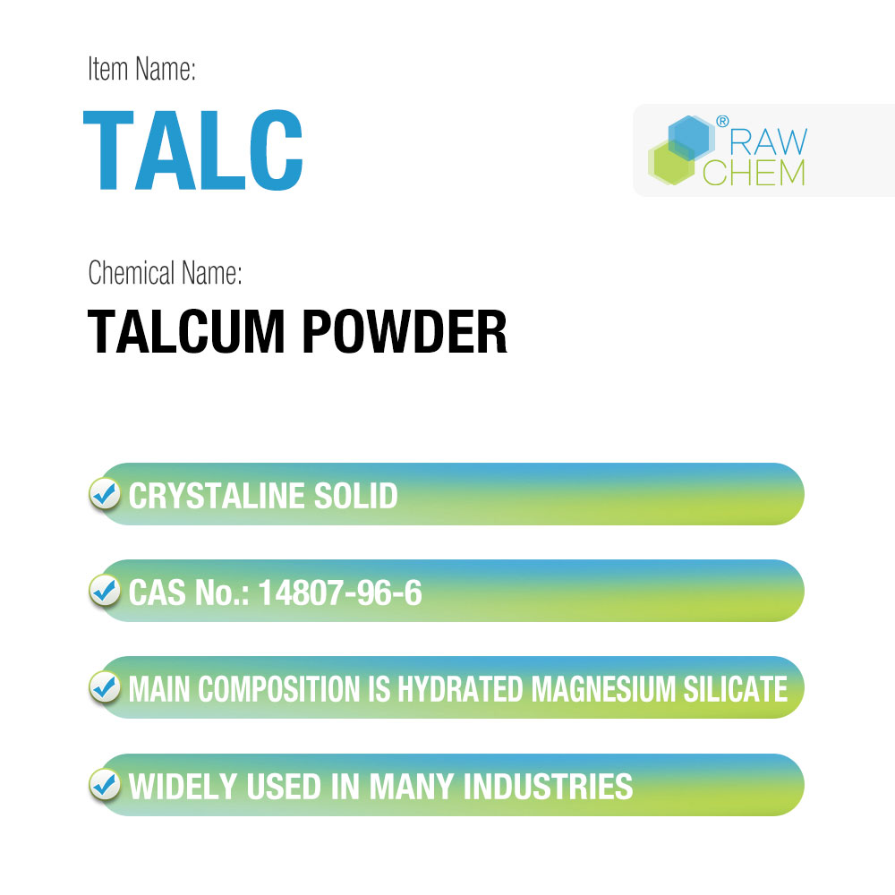 Food Grade TALC Series Talcum Powder RawChem All for detergent